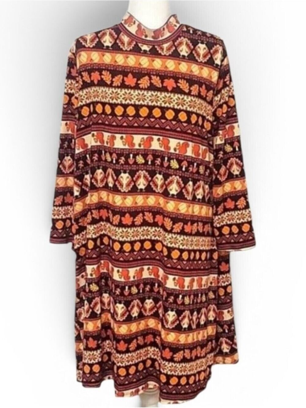 Womens Dress XXL Fall Harvest Thanksgiving